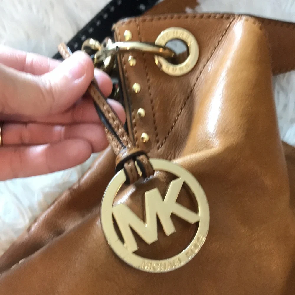 Michael Kors Brown Leather Bag
